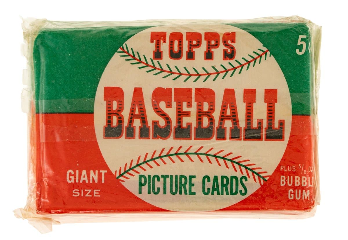 1952 Topps Baseball Pack — Photo: Robert Edward Auctions via Sports Collectors Digest