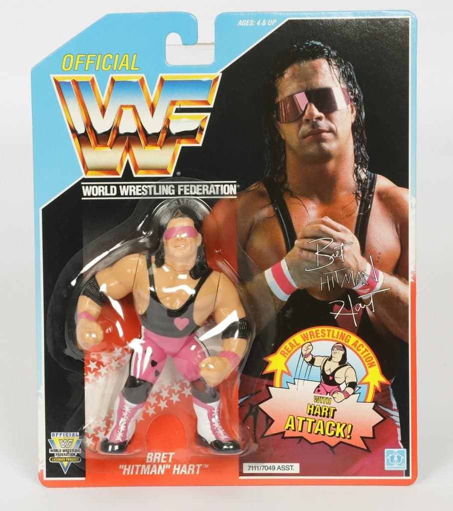 Hasbro WWF Bret Hart — Photo: Vectis Auctions via SWNS