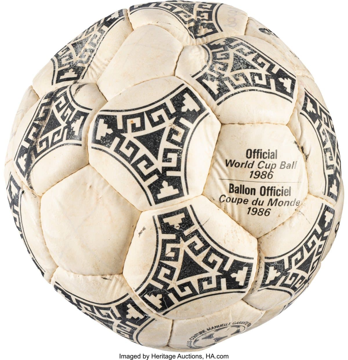 1986 Maradona “Hand of God” / “Goal of the Century” match ball