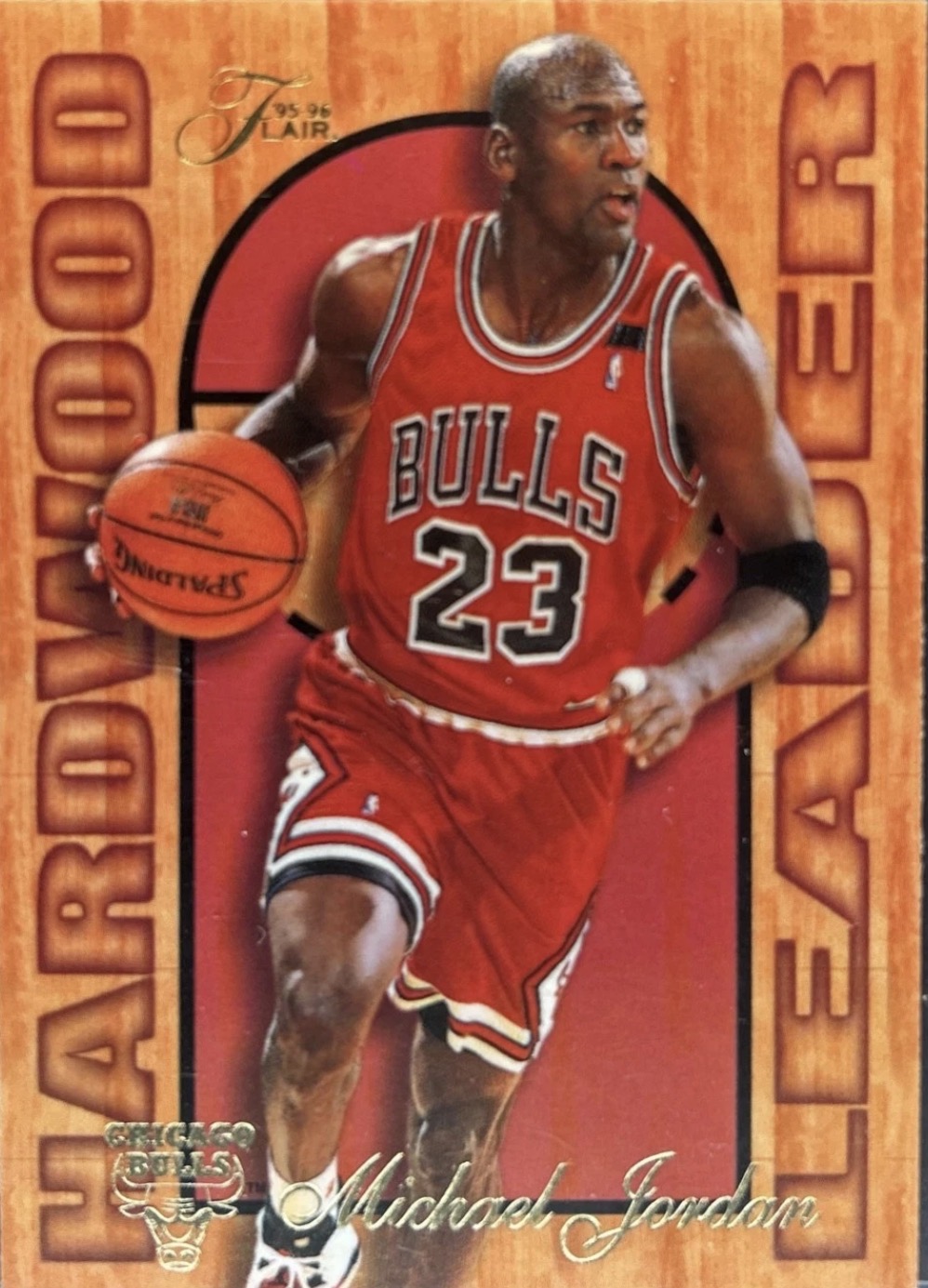 Michael Jordan 1995 Hardwood Leader- Fleer