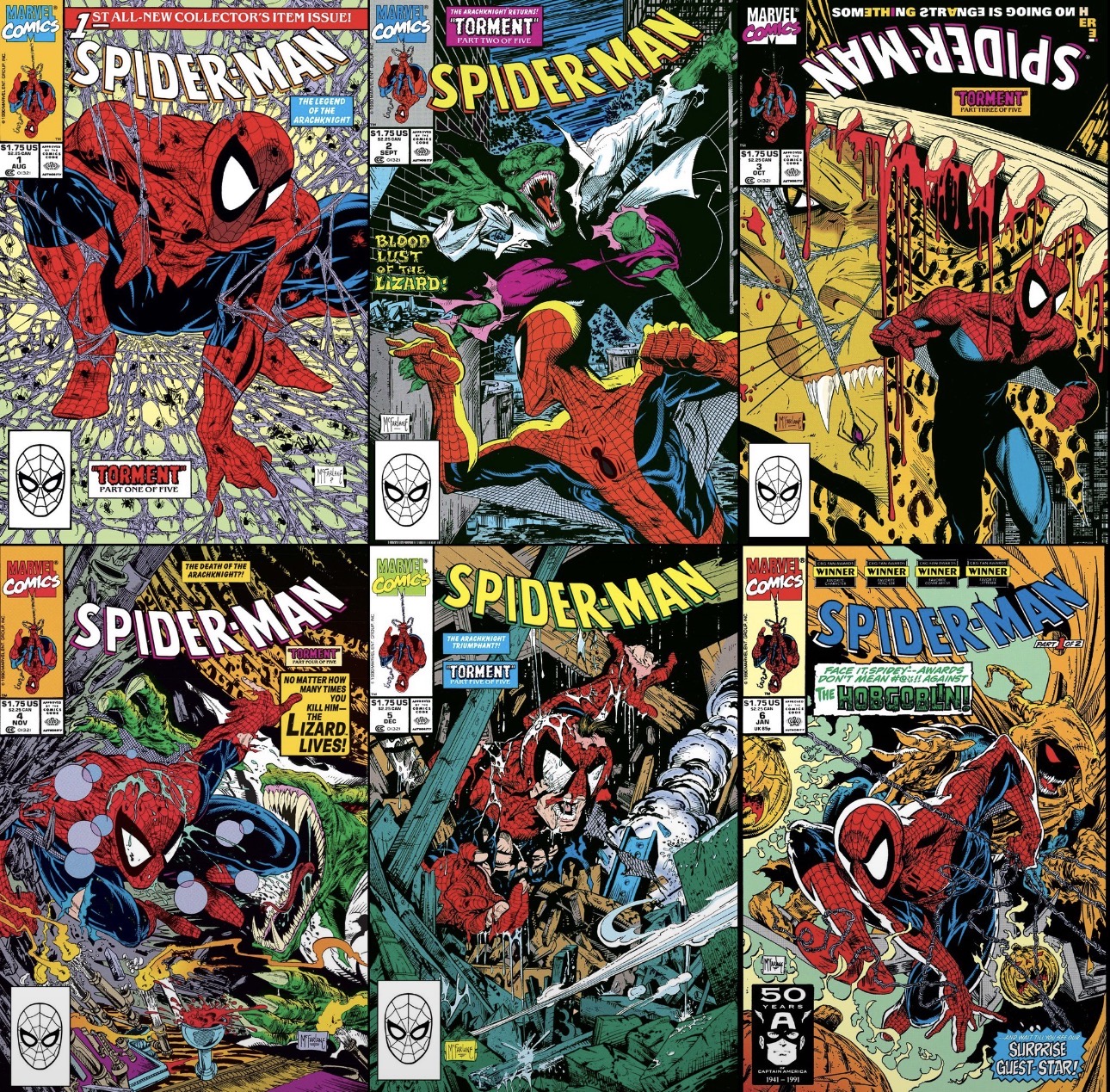 Spider-Man 1-6 August 1990-January 1991