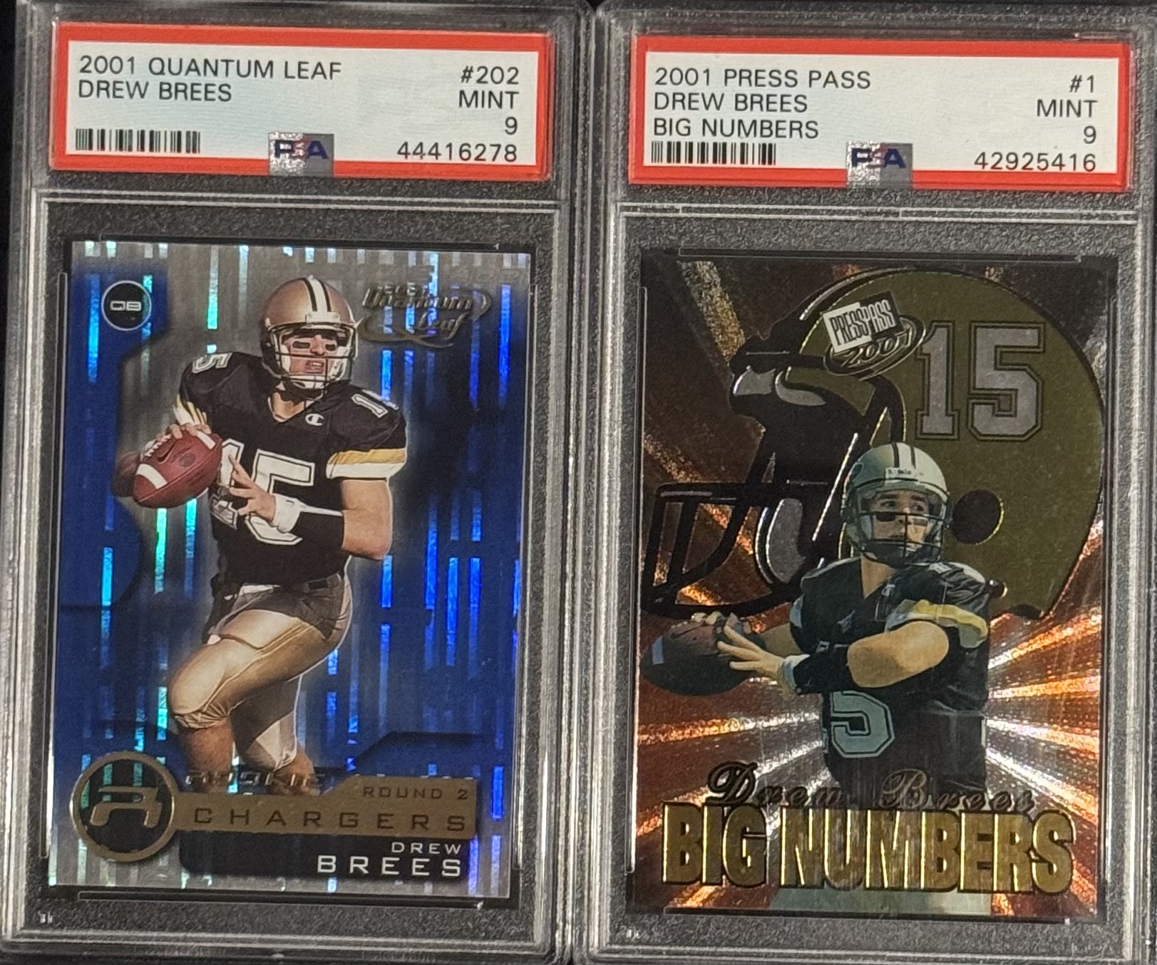 Drew Brees Quantum Leaf Rookie