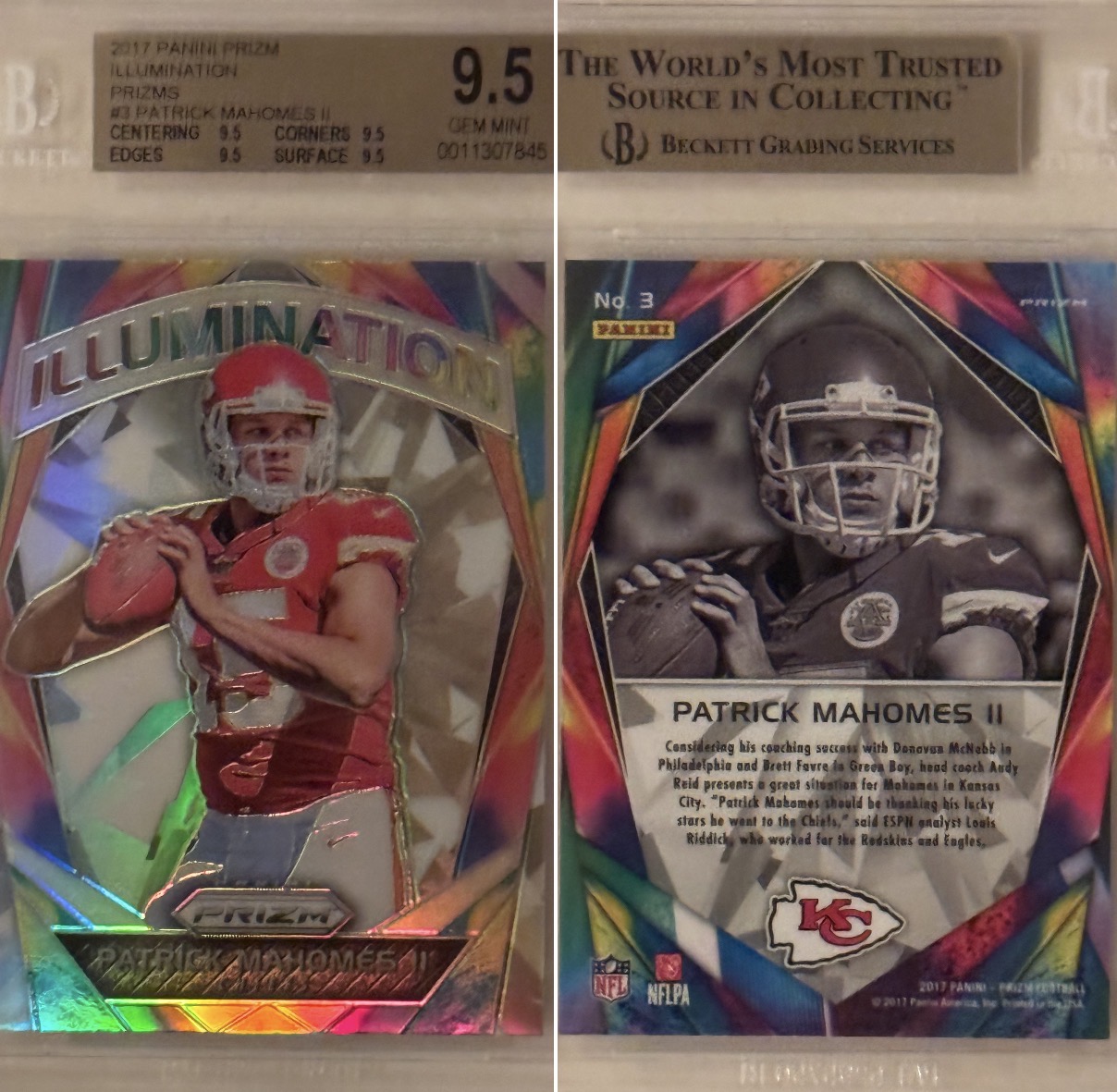 Patrick Mahomes Rookie Card