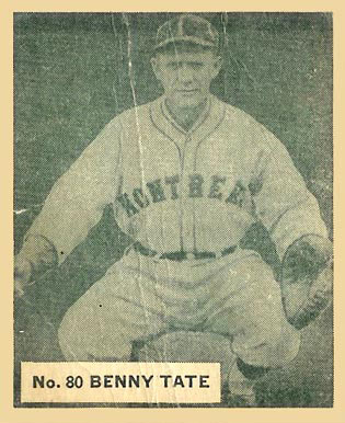 1936 Goudey Bennie Tate