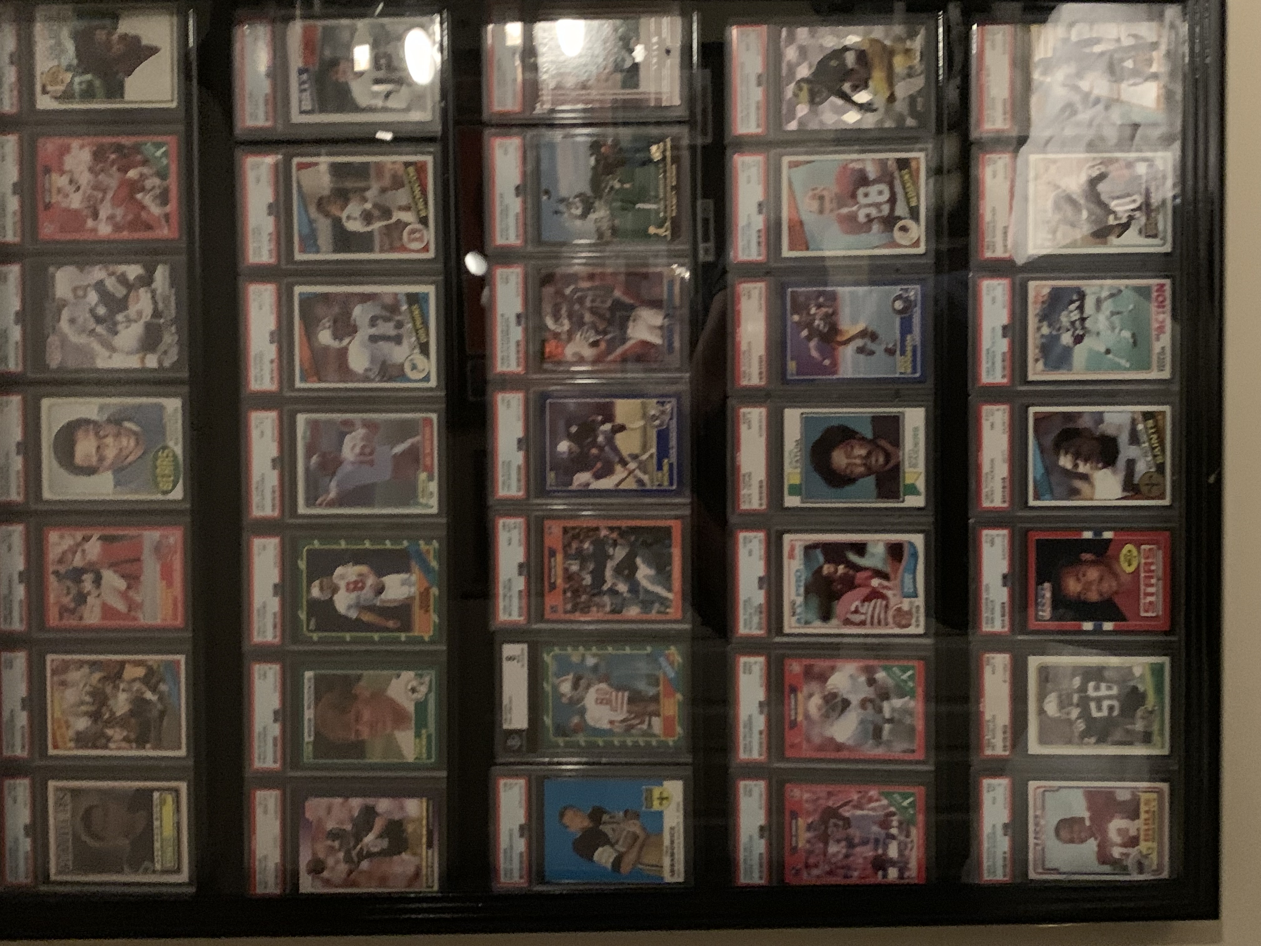 Graded rookie card collection