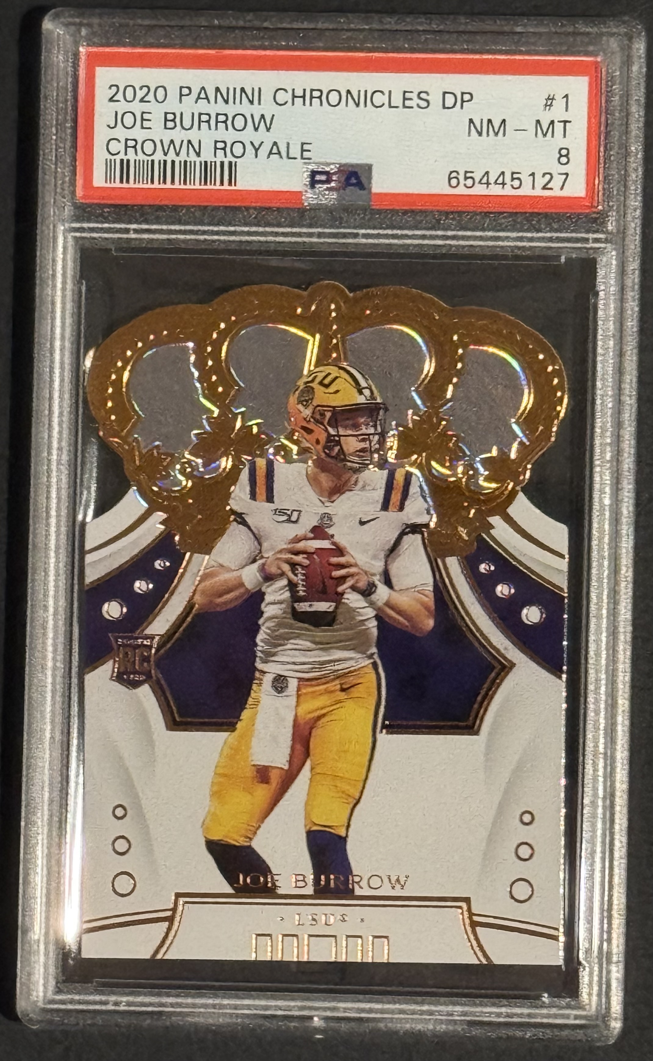 Joe Burrow panini chronicles rookie