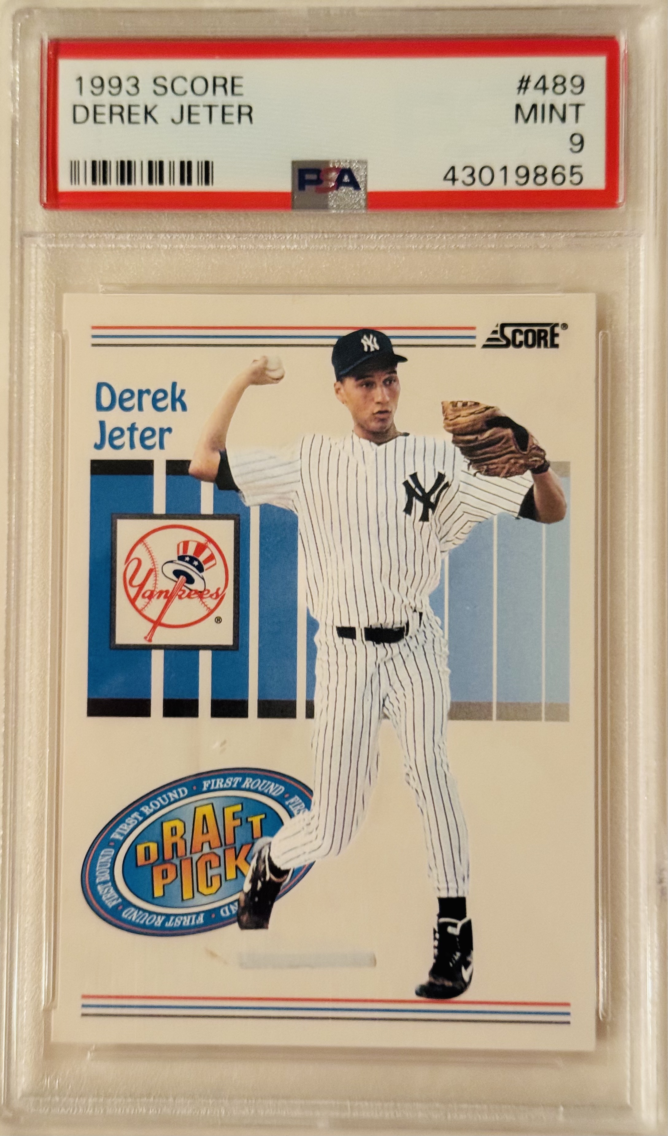 Derek Jeter ‘83 Score Rookie Card