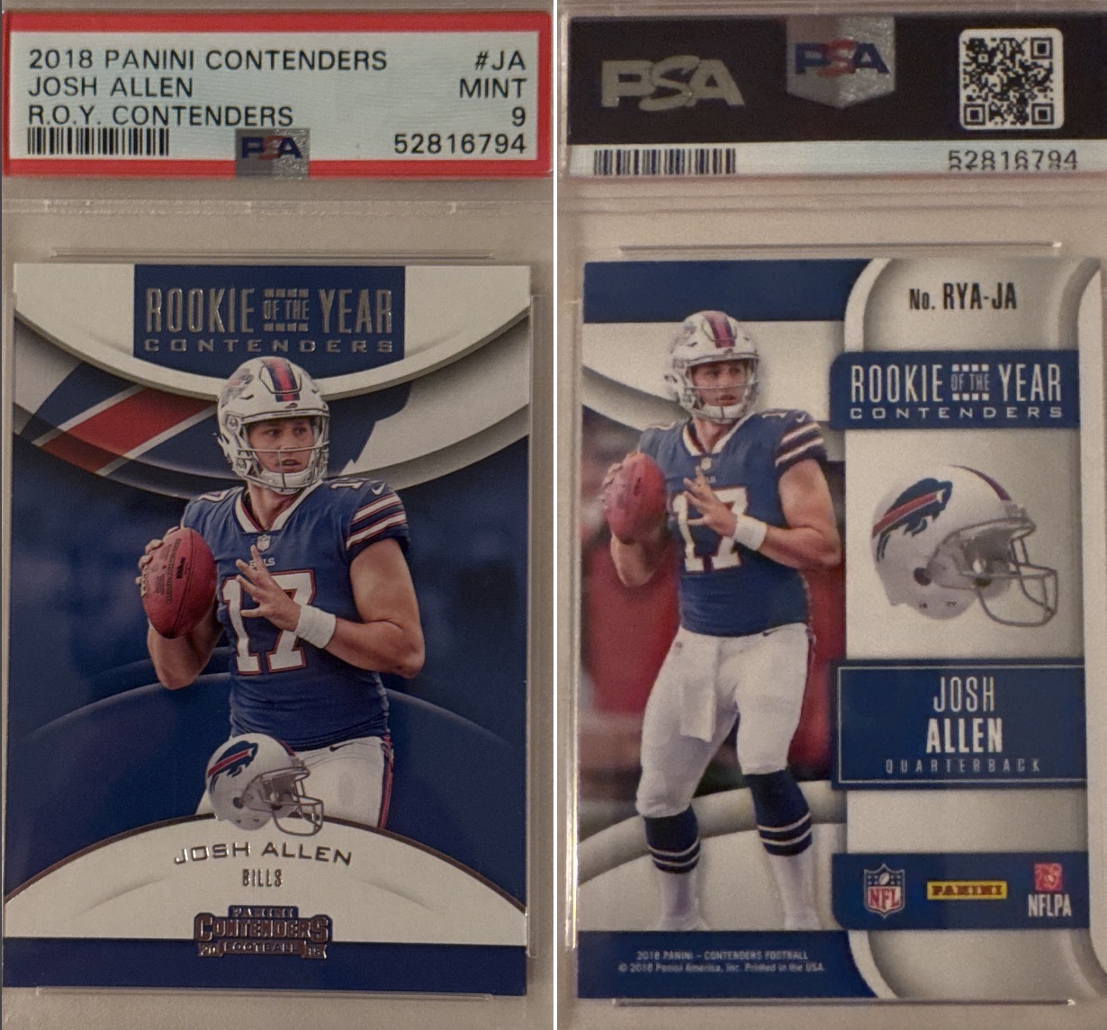 Josh Allen Rookie card